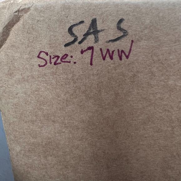 SAS Move On Leather Walking Comfort Shoes Brown Moc Toe Men's US 7WW NWOB - Picture 10 of 10